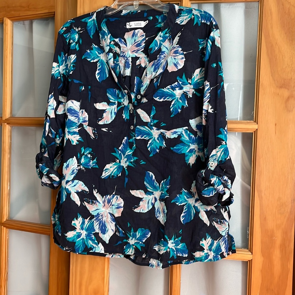 Women’s summer floral blouse